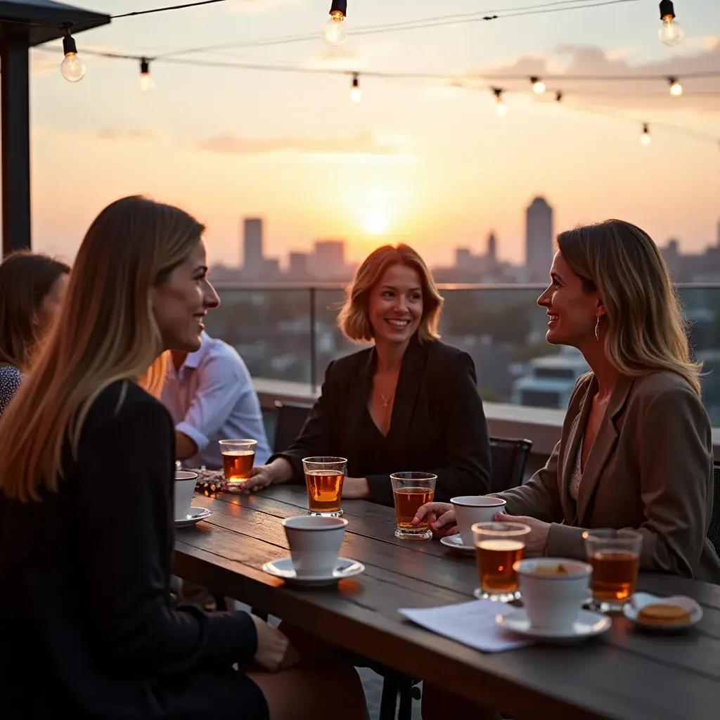 Mélange de thé belge pour la santé de la prostate dans une tasse en céramique.